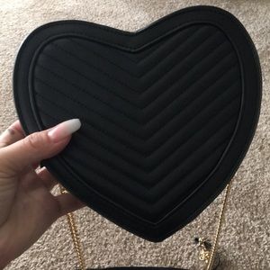 Never been used cute heart purse